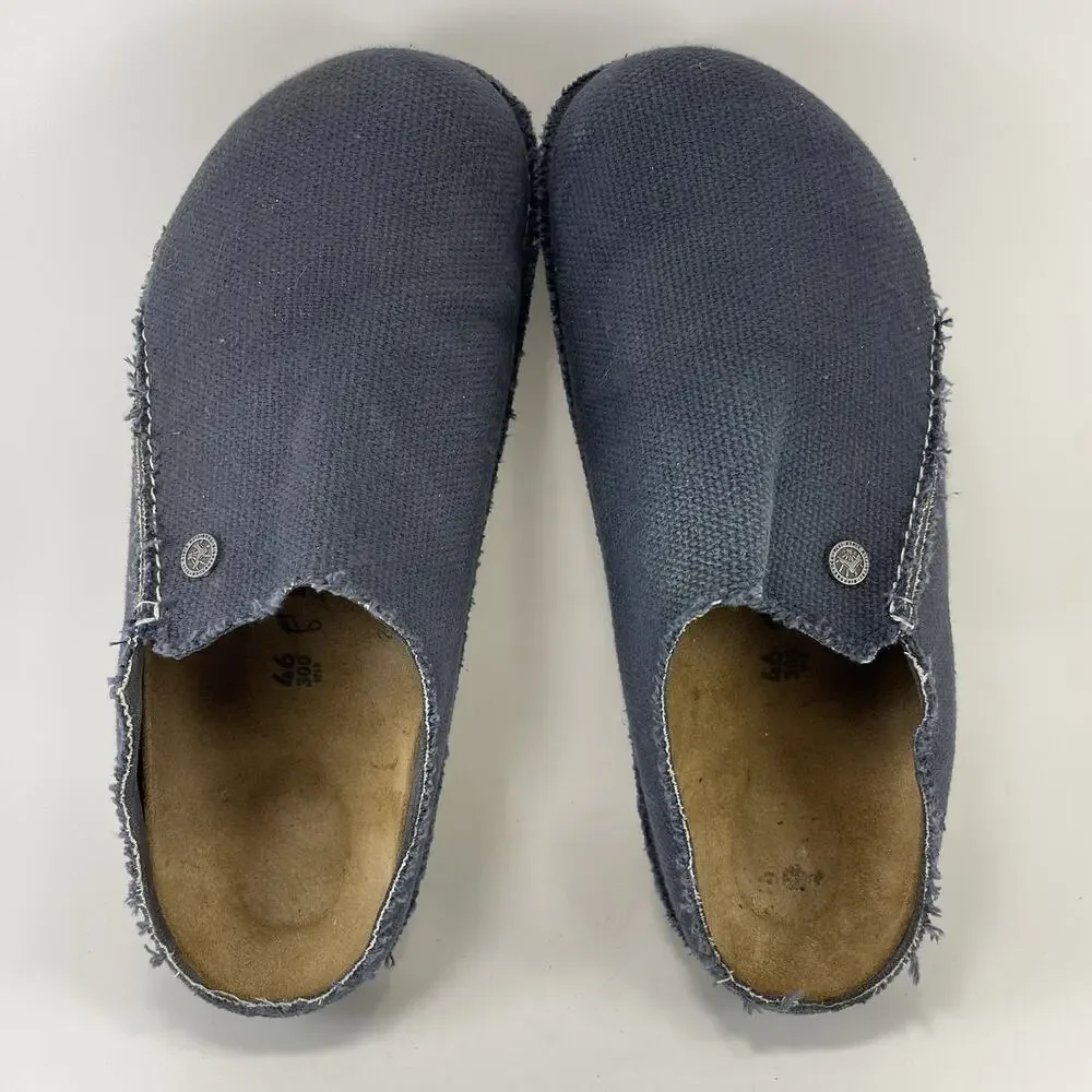 Birkenstock Zermatt Premium Textile Blue Slippers Mens Size 46 US 13 Clogs Mules